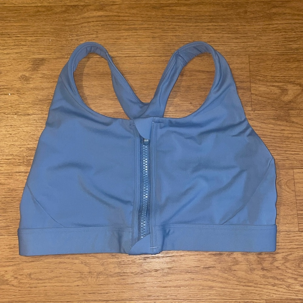 Blue Athleta sports bra